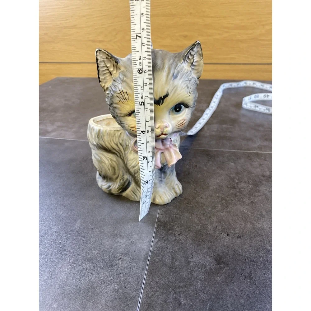 VTG Lefton Kitty Cat Plantar with Pink Bow-2953N